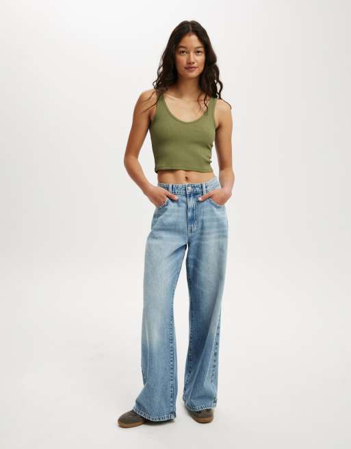 Cotton:On Relaxed wide jean in blue