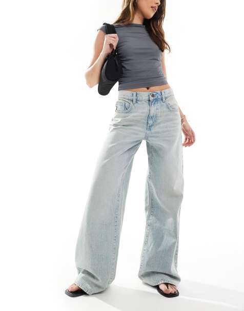 Cotton:On Relaxed wide jean in blue - view 1