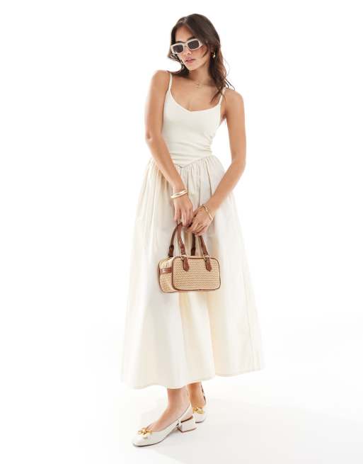 Cotton On - Romee - Robe longue - Beurre 