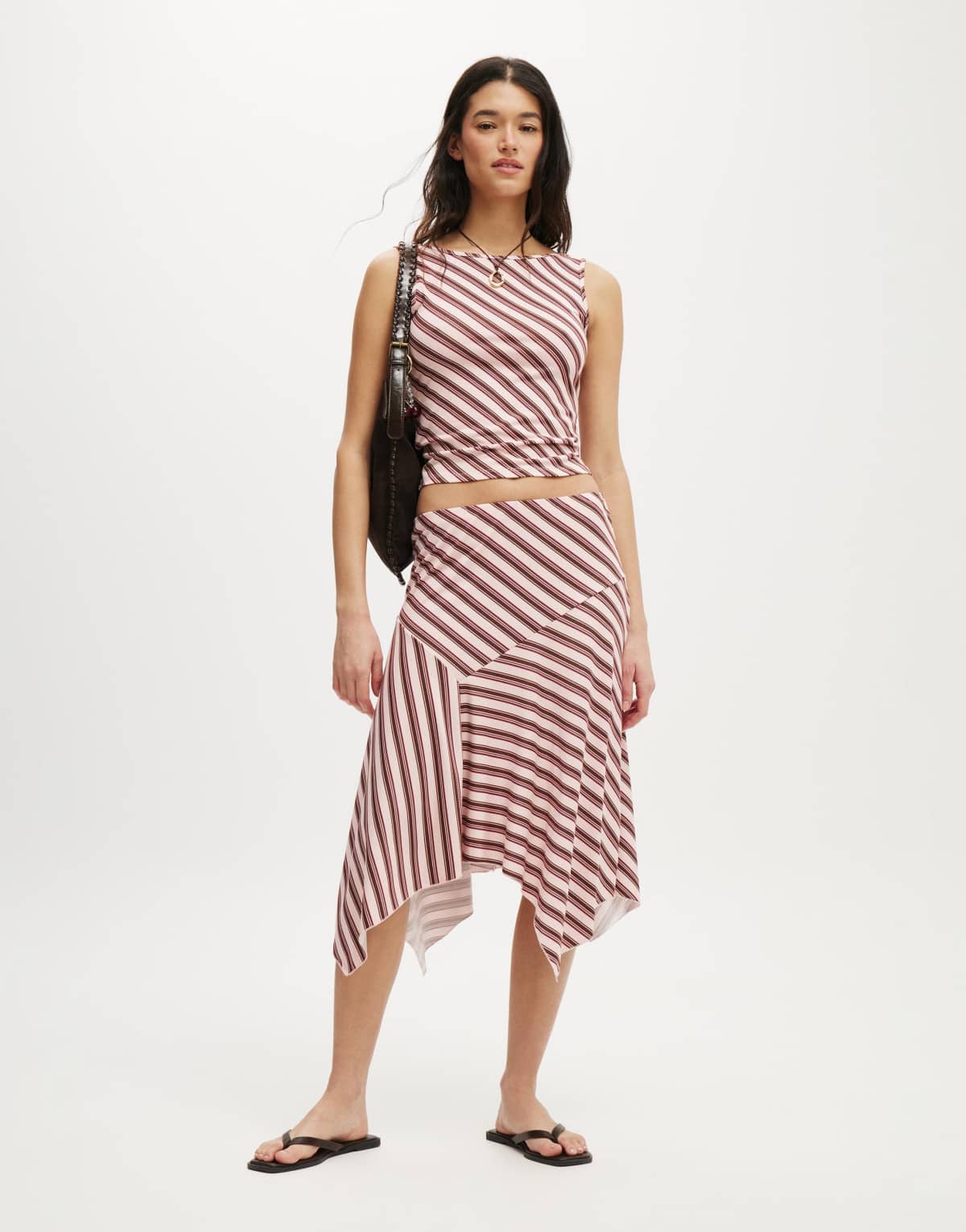 Cotton:On Sandy midi skirt in multi
