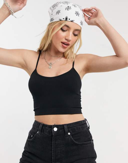 Cotton:On seamless cami in black