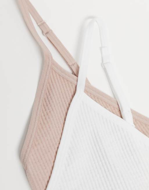 Cotton:On seamless triangle bralet 2-pack in multi, 2 of 4