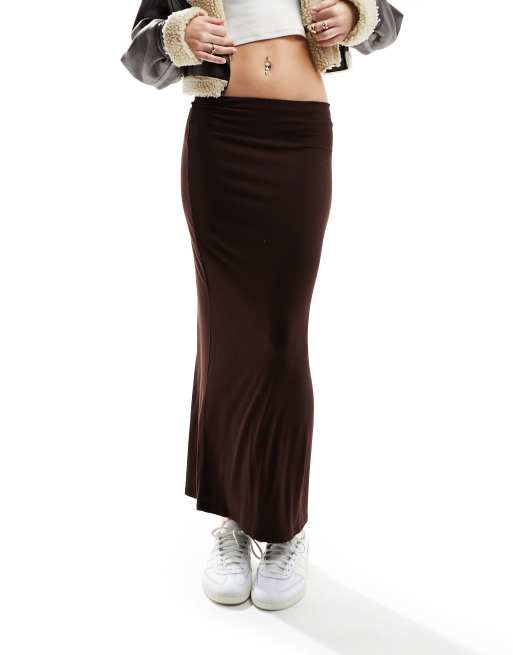 Brown skirt shop cotton on