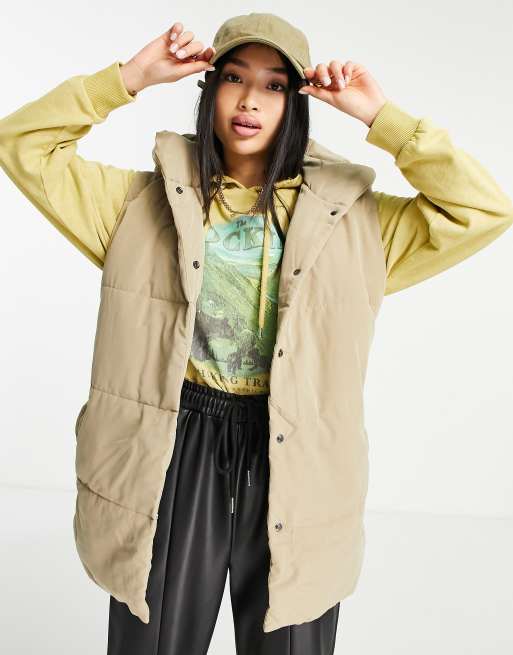 Cotton:On – Steppweste in Taupe 