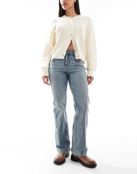 Cotton:On Stretch bootcut flare jean in light blue - view 1