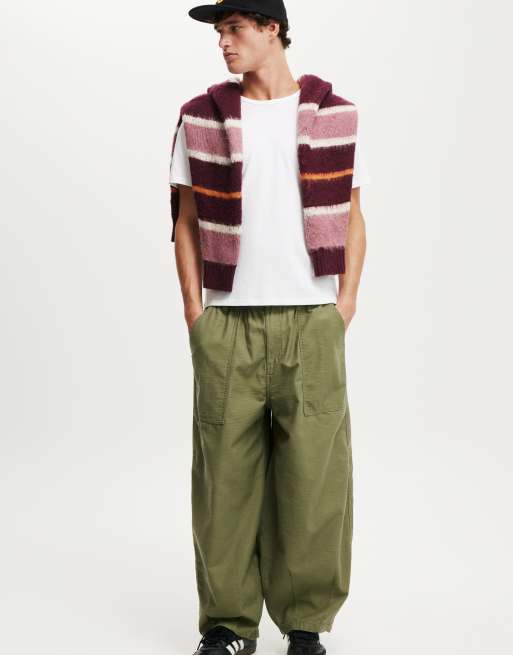 Cotton:On Super baggy balloon pant in military