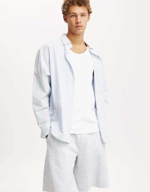 Cotton:On Super baggy fleece short in grey marle