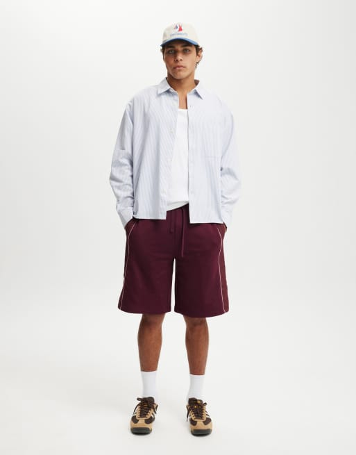 Cotton:On Super baggy fleece short in purple