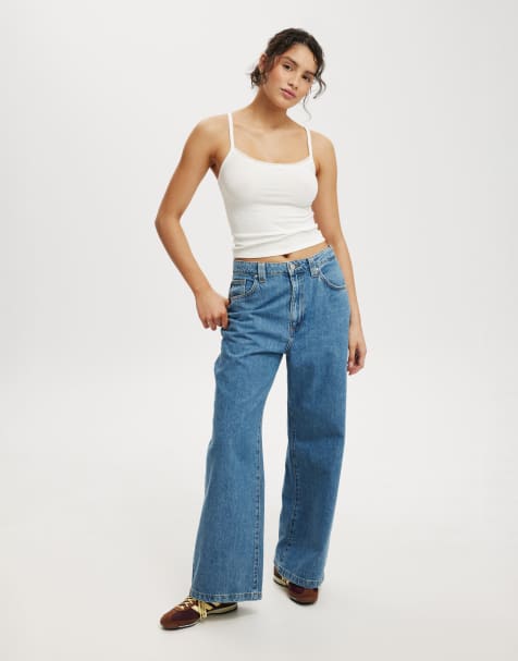 Cotton:On Super baggy jean in mid blue - view 1