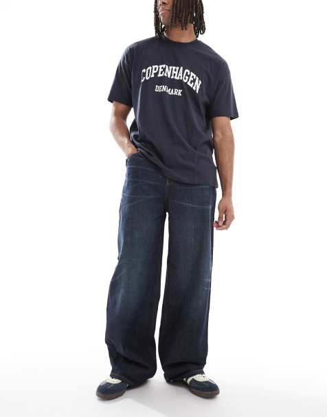 Cotton:On Super baggy jean in selvedge worn blue - view 1