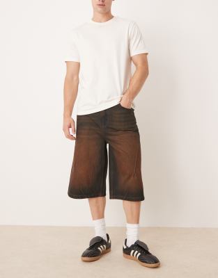 Cotton:On Super baggy jort in brown
