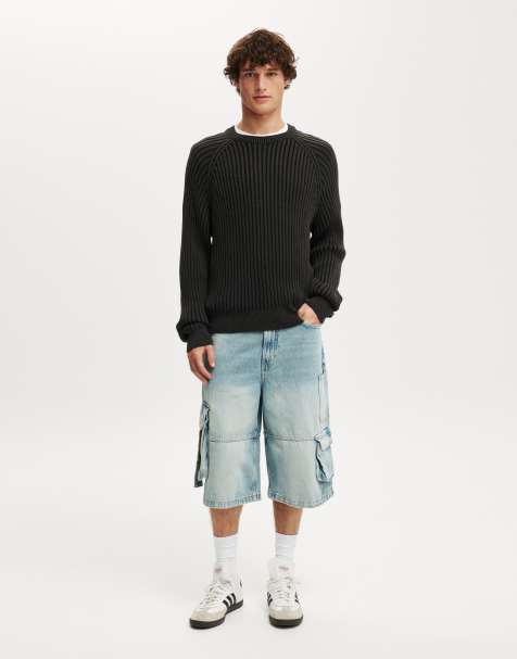 Cotton:On Super baggy jort in cargo oasis blue - view 1