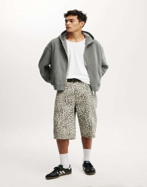 Cotton:On Super baggy jort in multi - view 1