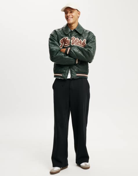 Cotton:On Super baggy track pant in black - view 1