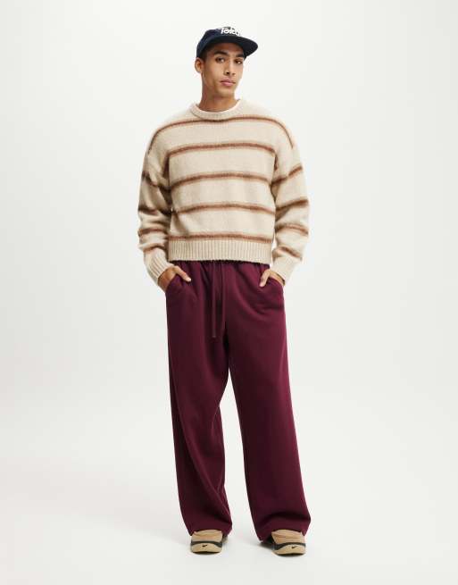 Cotton:On Super baggy track pant in purple