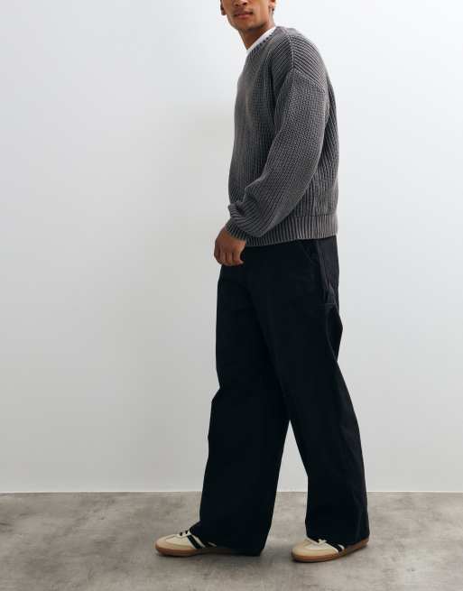CottonOn super baggy trouser in onyx, 2 of 5