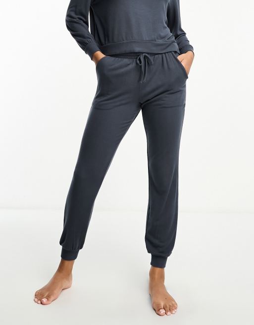 Cotton:On super soft lounge sleep cuffed pants navy | ASOS