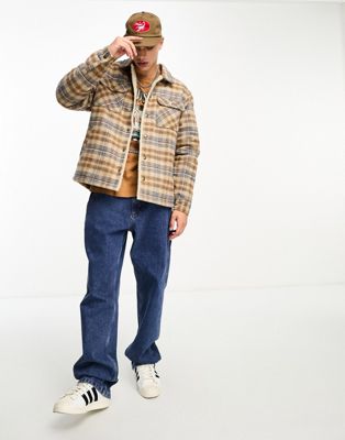 Cotton On teddy lined plaid shacket