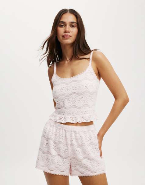 Cotton:On Textured super soft short in pink - view 1