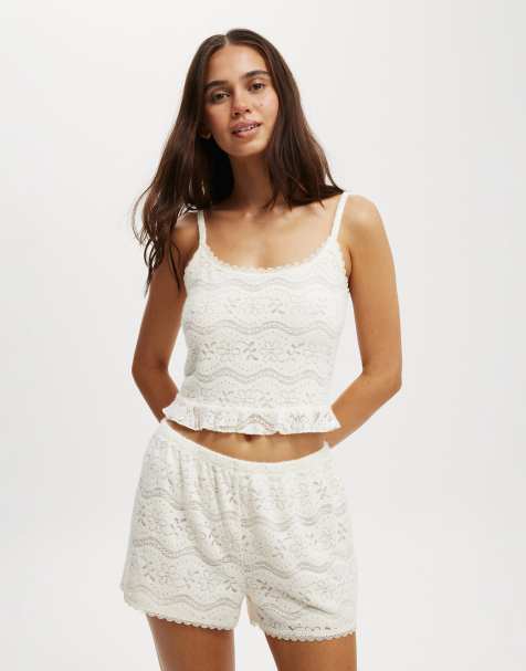 Cotton:On Textured super soft short in white - view 1