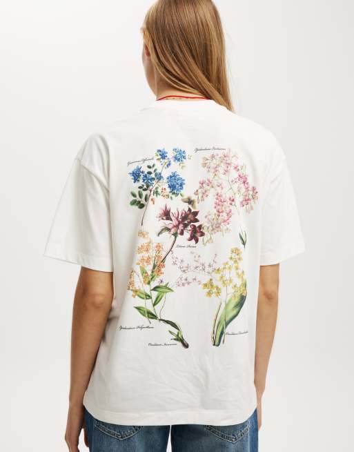 Cotton:On The lcn boxy graphic tee in white