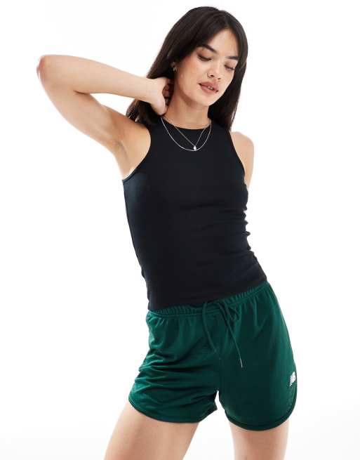 Cotton:On The one  rib racer tank in black