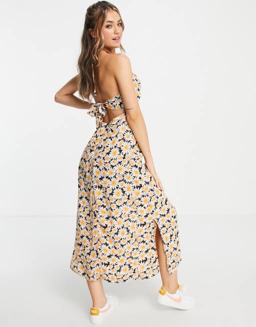 Asos daisy print dress hotsell