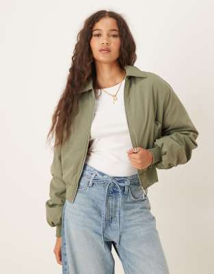 Cotton:On Toby bomber jacket in khaki