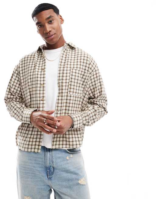 Cotton:On Tribeca long sleeve shirt in beige