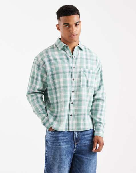 Cotton:On Tribeca long sleeve shirt in green - view 1
