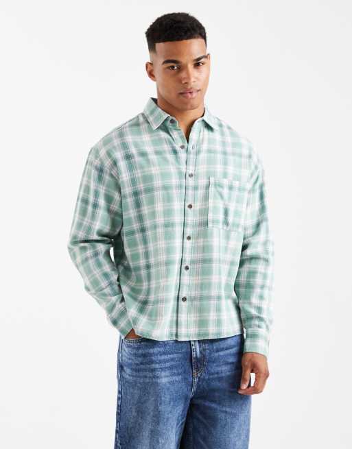 Cotton:On Tribeca long sleeve shirt in green