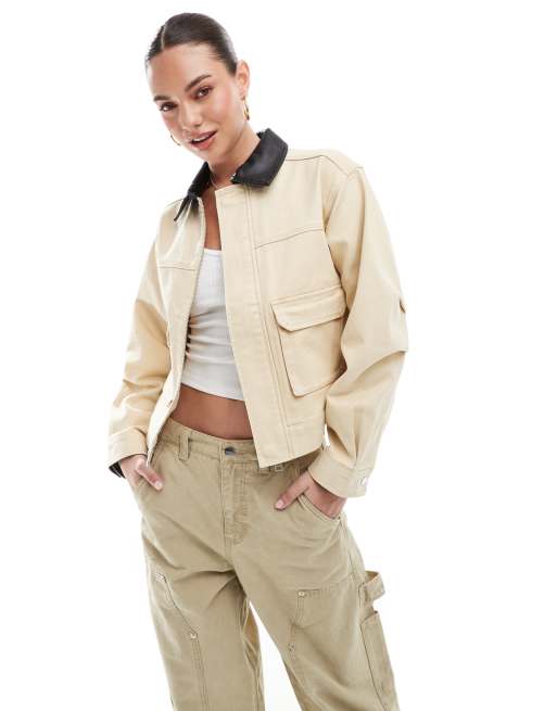 Cotton:On Tyler barn jacket in brown