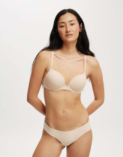 Cotton:On Ultimate comfort push up2 t-shirt bra in beige - view 1