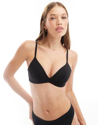 Cotton:On Ultimate Comfort Wirefree T-Shirt Bra In Black