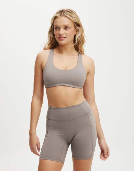 Cotton:On Ultra soft side pocket  short in grey