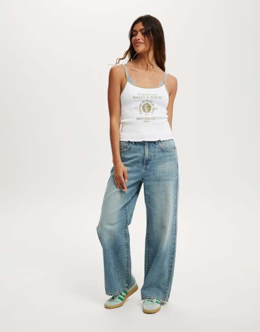 Cotton:On Urban graphic cami in white