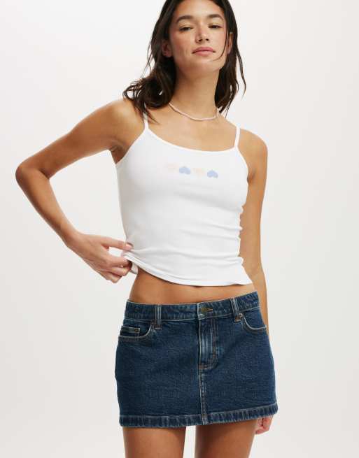 Cotton:On Urban graphic cami in white