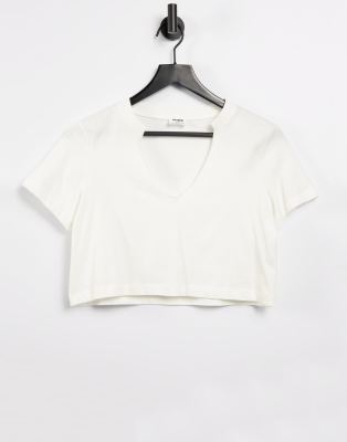 white crop top cotton on