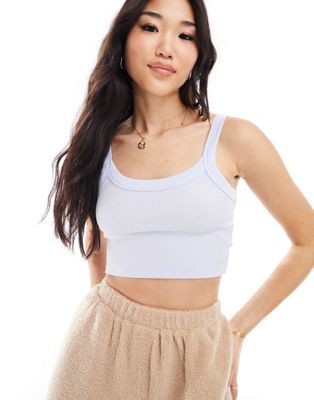 Cotton:On Waffle Cami top in light blue