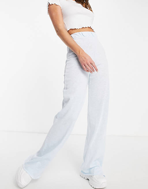 Cotton:On wide leg pant in blue