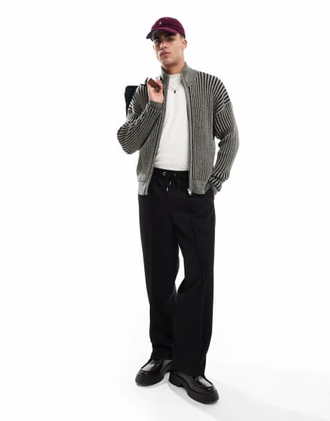 Cotton On Zip through knit in black