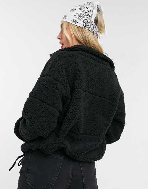 Sherpa jacket deals cotton on