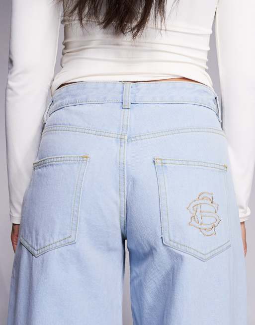 Courtside – Baggy-Carpenter-Jeans in hellblauer Waschung, 5 von 5
