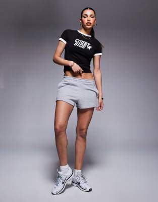 Courtside Logo Detail Contrast Seam Baby T-shirt