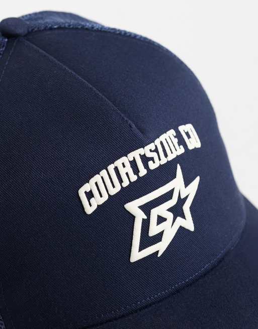 Courtside - Marineblå kasket med logo, 2 af 3