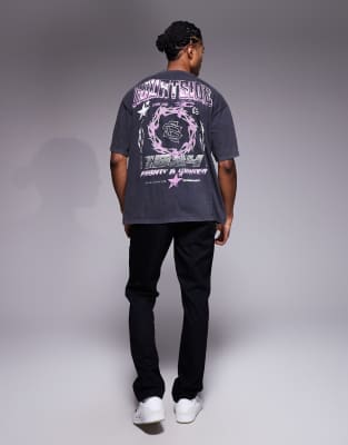 Courtside Oversized T-shirt In Blue