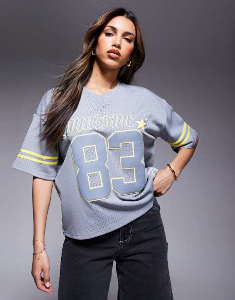 Courtside sports top with contrast stripe detail in dark grey - view 1