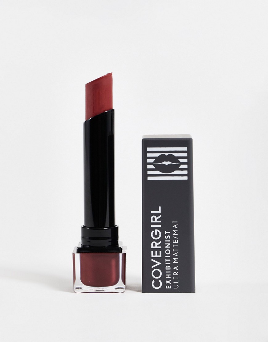 Exhibitionist 24HR Ultra-Matte Lipstick in Risky Business-Brown