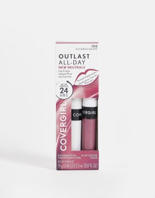 Covergirl Outlast Allday Lip Color With Topcoat In Good Mauvered