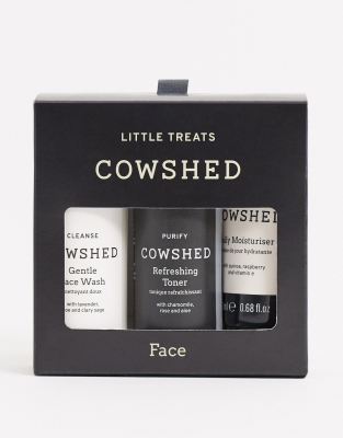 Cowshed Little Treats Body Set – 3 X 30 Ml Duschgel & Bodylotion, Relax & Active, Für Handgepäck, Vegan